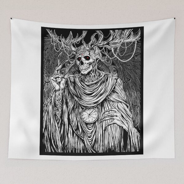 Item preview, Skeleton Angel Antler dude designed and sold by HellYeahSushi.