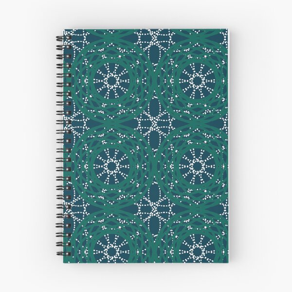 Item preview, Mandala Kaleidoscope,  Abstract Pattern, Sunburst Groovy Circles, Blue Teal Green designed and sold by Stephanie Rowan.