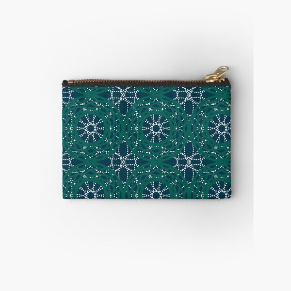 Item preview, Mandala Kaleidoscope,  Abstract Pattern, Sunburst Groovy Circles, Blue Teal Green designed and sold by Stephanie Rowan.