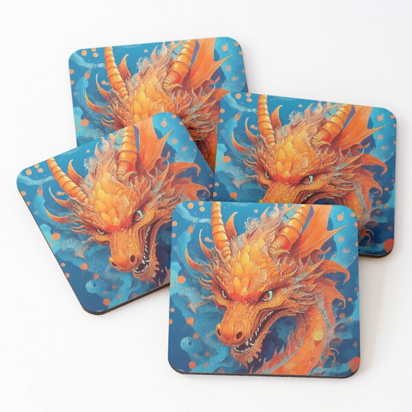 Item preview, Orange dragon. designed and sold by BAR DEC.