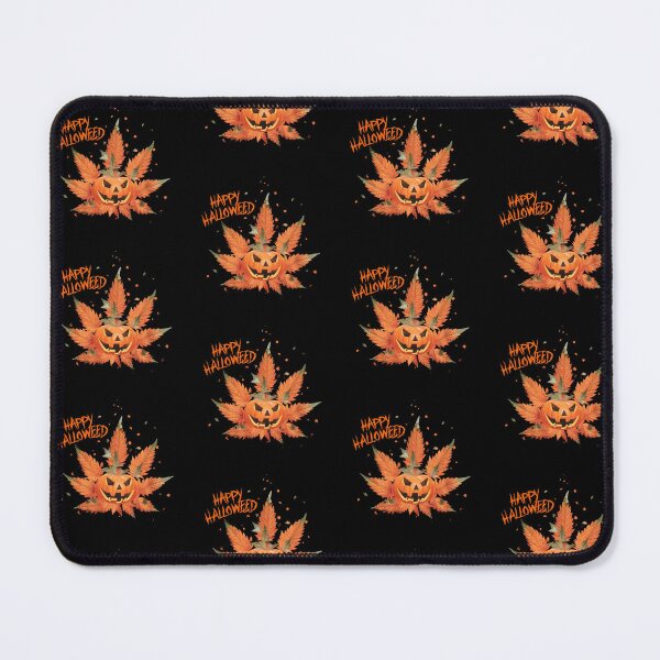 Item preview, Happy HallOWeed - Halloween Pumpkin Jack-O-Lantern Pot Leaf - Funny designed and sold by JLEmporium.