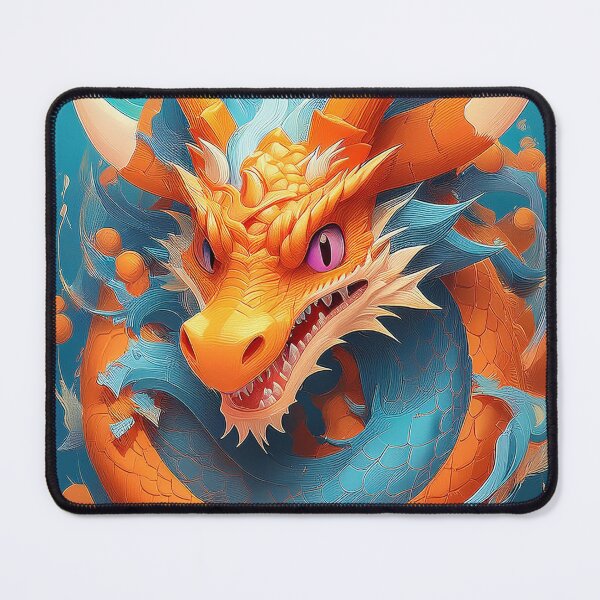 Item preview, Orange Chinese dragon. designed and sold by BAR DEC.