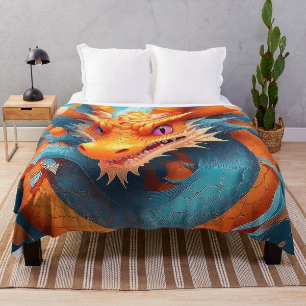 Item preview, Orange Chinese dragon. designed and sold by BAR DEC.