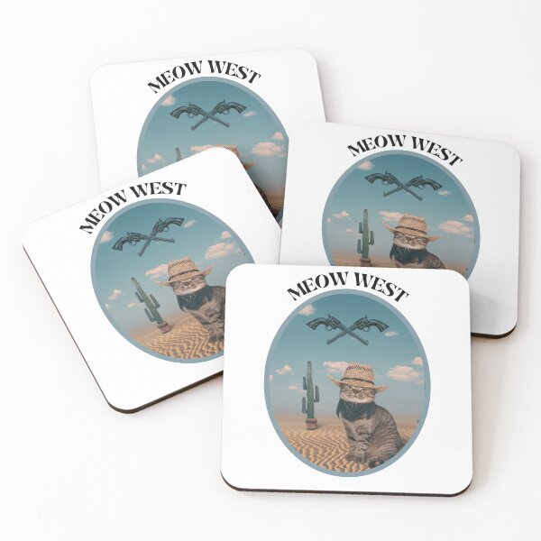 Item preview, MEOW WEST - CowboyCat, WesternKitty, CatInHat. designed and sold by DesignByMalwina.