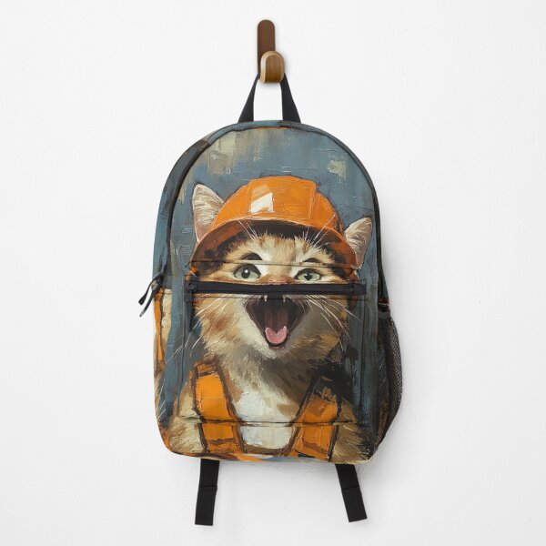 Item preview, Catswithhardhats Oil Art designed and sold by GrinGalore.