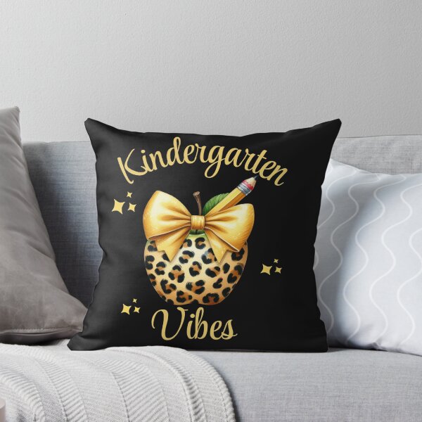 Item preview, Kindergarten Vibes Leopard Print Apple With Golden Bow designed and sold by AlienOccupation.