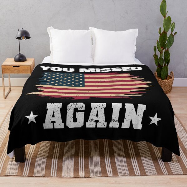 Item preview, You Missed Again Donald Trump Funny designed and sold by Kannan-Ravi.