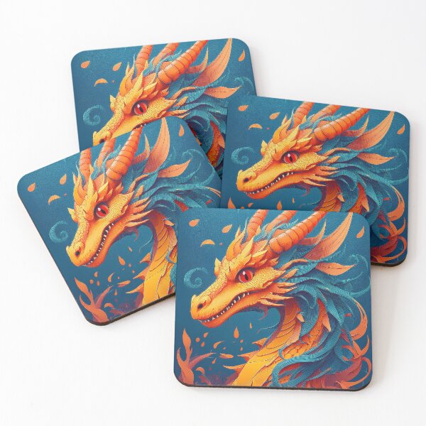 Item preview, Orange dragon. designed and sold by BAR DEC.