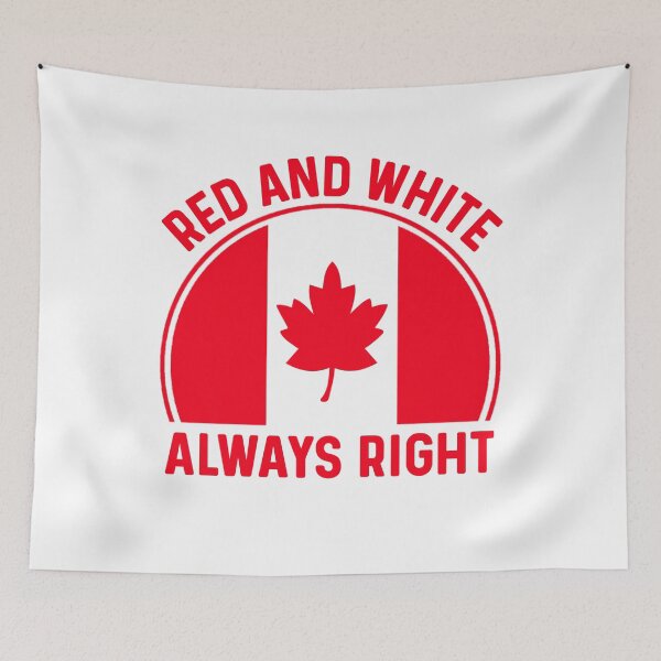 Item preview, Patriotic Canadians  Red And White Maple Leaf Flag designed and sold by Sunserize Designs.