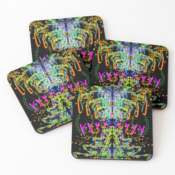 Item preview, Simetría psicodélica abstracta 3 designed and sold by Discordant Dreams Art.