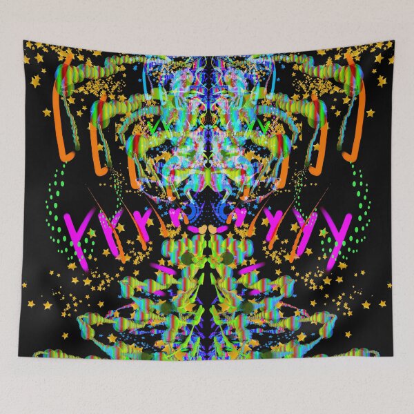 Item preview, Abstract Psychedelic Symmetry 3 designed and sold by Discordant Dreams Art.