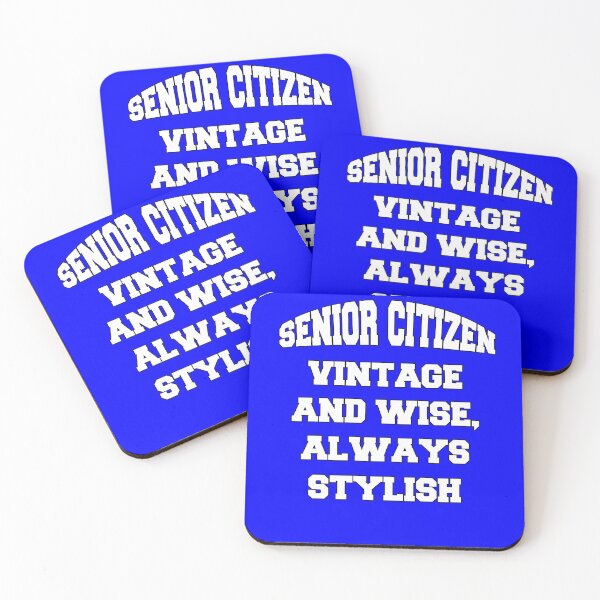 Item preview, Funny Senior Citizen Senior Citizen Vintage And Wise, Always Stylish designed and sold by fantasticdesign.