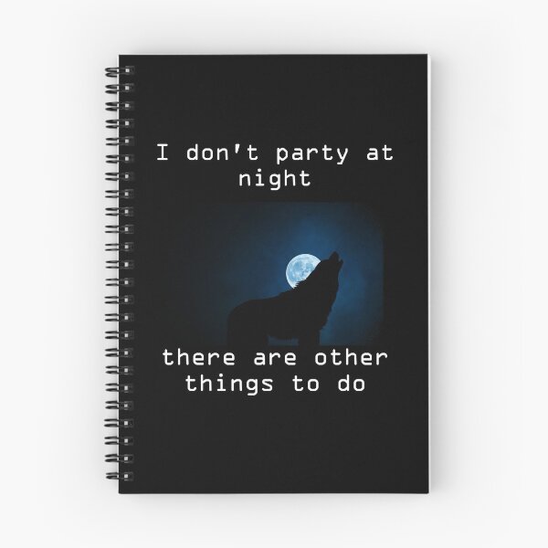 Item preview, I do not party at night designed and sold by mtsdesign.