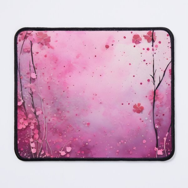 Item preview, PINK DUSK MAUVE BERRY FLOWERS ~ Inspired by Handmade Paper Mache Abstract Watercolor Art designed and sold by Spinning Plates 360.