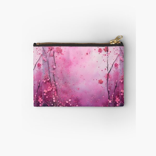 Item preview, PINK DUSK MAUVE BERRY FLOWERS ~ Inspired by Handmade Paper Mache Abstract Watercolor Art designed and sold by Spinning Plates 360.