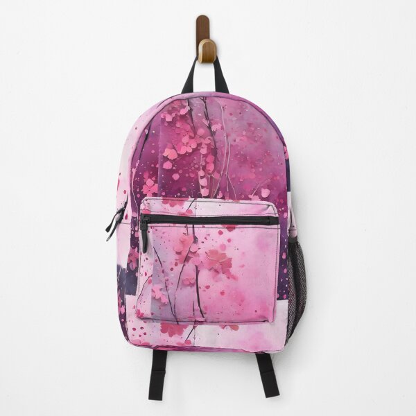 Item preview, PINK DUSK MAUVE BERRY FLOWERS ~ Inspired by Handmade Paper Mache Abstract Watercolor Art designed and sold by Spinning Plates 360.