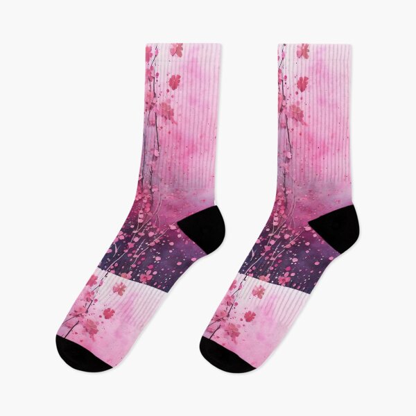 Item preview, PINK DUSK MAUVE BERRY FLOWERS ~ Inspired by Handmade Paper Mache Abstract Watercolor Art designed and sold by Spinning Plates 360.