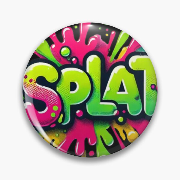 Item preview, Vibrant "SPLAT" Pop Art Typography, comic, 3D designed and sold by Pyroluxe.