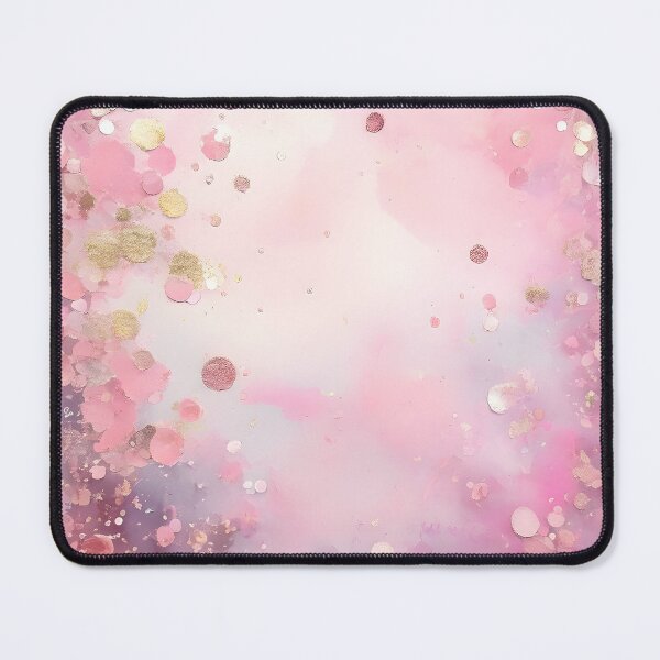 Item preview, PINK GLAM All Glitter & Glitz as Girlie as You Can Get ~ Inspired by Handmade Paper Mache Absract Watercolor Art Poster Print designed and sold by Spinning Plates 360.