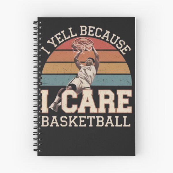 Item preview, i yell because i care basketball designed and sold by DesignNadine.