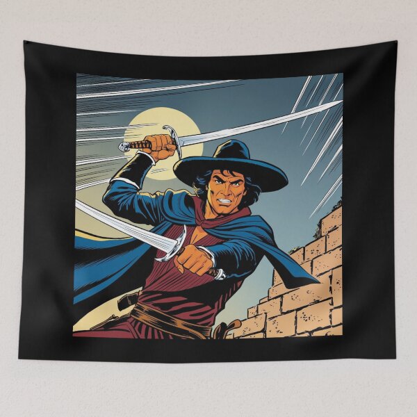 Item preview, Zorro in Action hero designed and sold by FLOWER--ART.