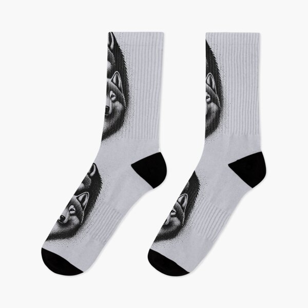Item preview, Black and White Wolves designed and sold by Blink Art Studio.
