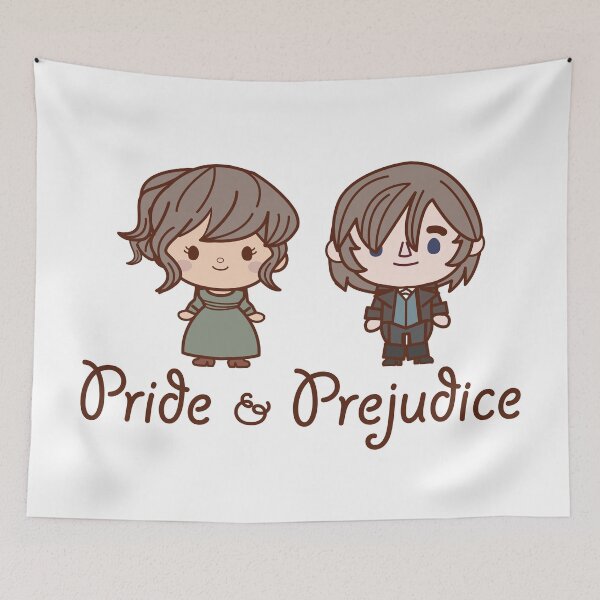 Item preview, Pride and prejudice (kawaii) designed and sold by remerasnerdas.