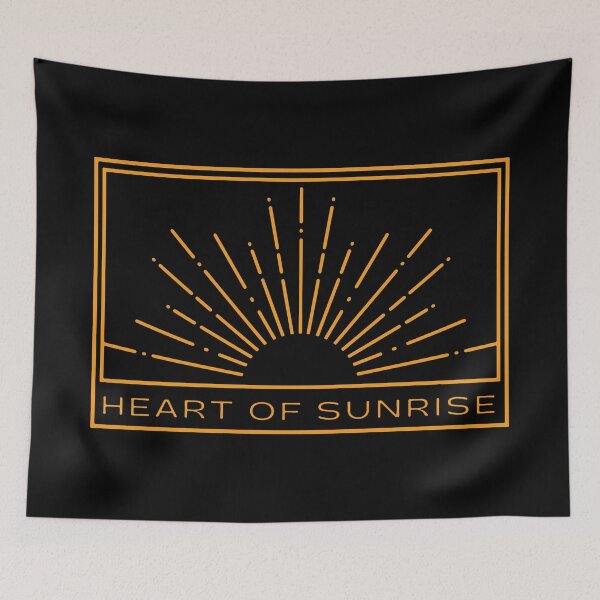 Item preview, HEART OF SUNRISE Golden Horizon designed and sold by SplashTastic.