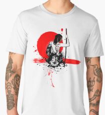 Trash Polka - Female Samurai Men's Premium T-Shirt