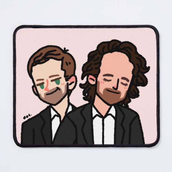 Item preview, Daniil Medvedev and Stefanos Tsitsipas designed and sold by ourhappyface.