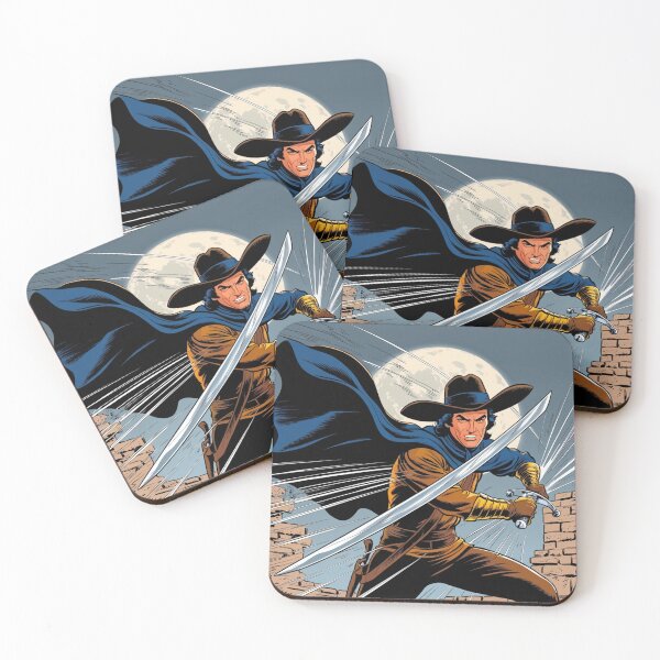 Aperçu de l'œuvre Zorro en action créée et vendue par VibeTwist.