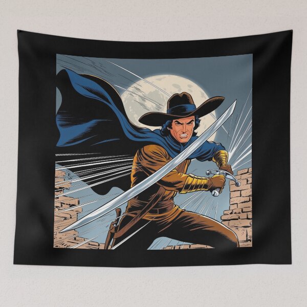 Item preview, Zorro in Action  designed and sold by VibeTwist.