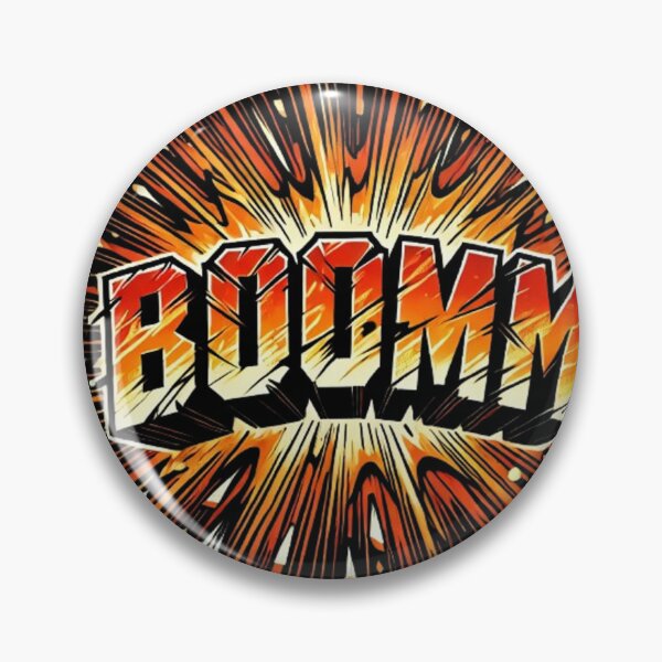 Item preview, Explosive Boom Art, comic, 3D, designed and sold by Pyroluxe.