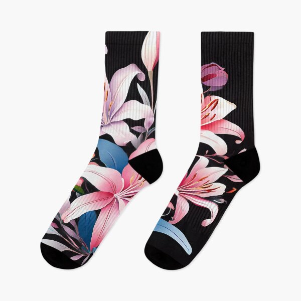 Item preview, A delicate pattern featuring lily flowers designed and sold by Tchoice.