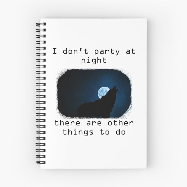 Item preview, I do not party at night designed and sold by mtsdesign.