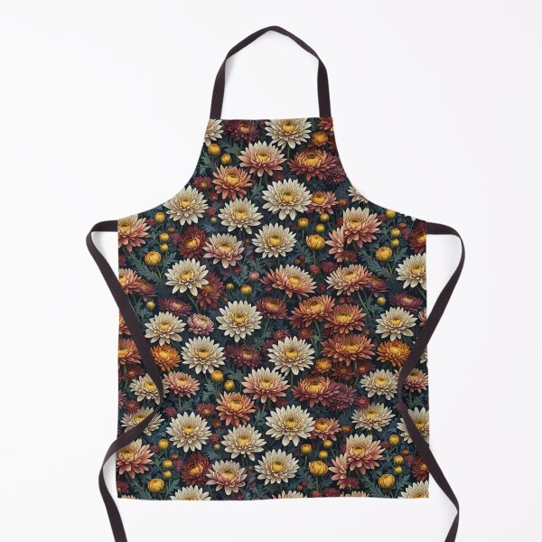 Item preview, November Birth Flower Chrysanthemum Floral Seamless Pattern designed and sold by Rosa-Canina64.