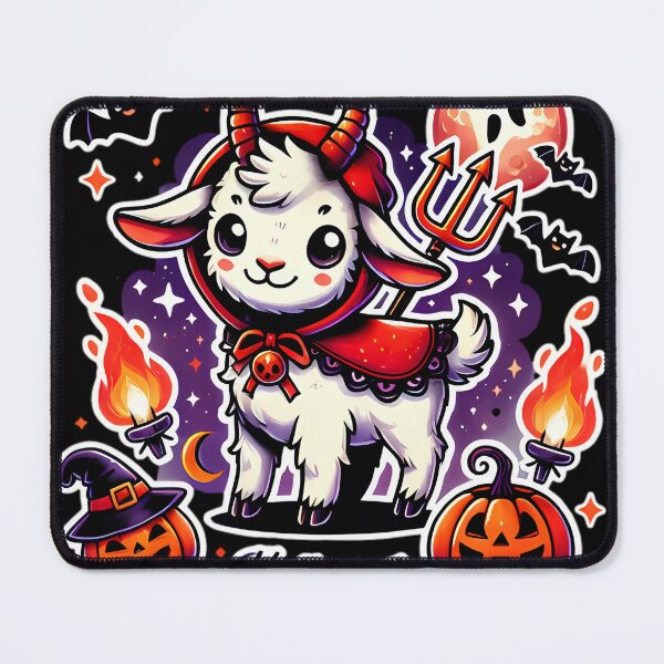 Item preview, Devilish Goat: Halloween Mischief designed and sold by Elitronsensei.