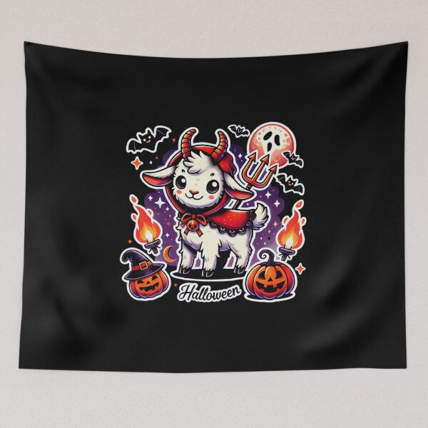Item preview, Devilish Goat: Halloween Mischief designed and sold by Elitronsensei.
