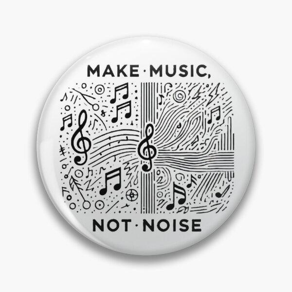 Item preview, Make Music Not Noise, Music is Healing designed and sold by Purposemaster.
