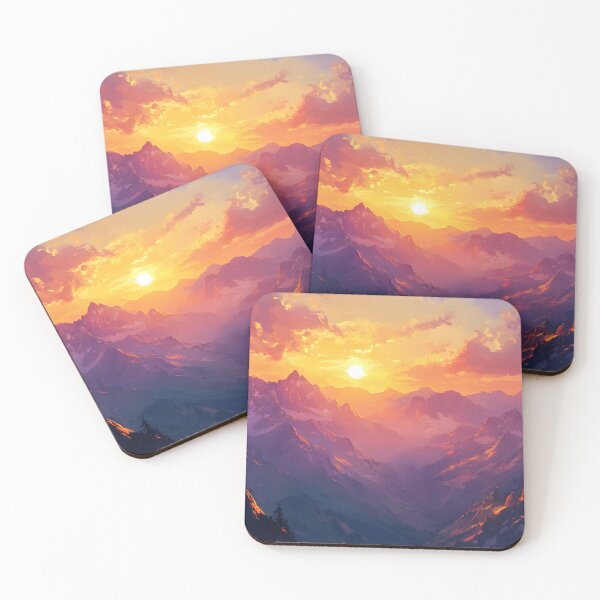 Item preview, Mountain Range at Sunset designed and sold by Alin Richard Iovănuț.