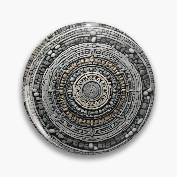 Item preview, Intricate Geometric Stone Mandala designed and sold by MandalasShops.