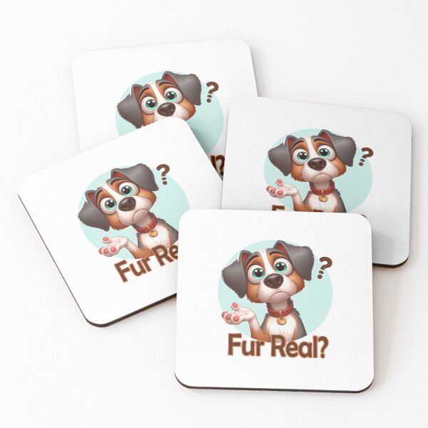 Item preview, Fur Real? - Cute Dog Design designed and sold by DesignbyJanja.