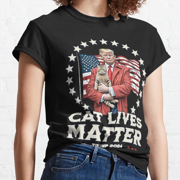 Item preview, Trump 2024 Cat Lives Matter Funny Unisex T-shirt designed and sold by bradkurz86.