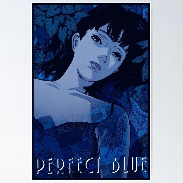 Perfect Blue (1997) South Korean movie poster  Graphic poster, Japanese  poster, Anime wall art