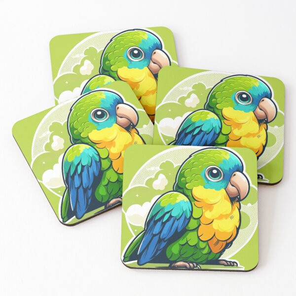 Item preview, Vibrant Parrot Art - Colorful Tropical Bird Illustration designed and sold by CritterManiaUK.