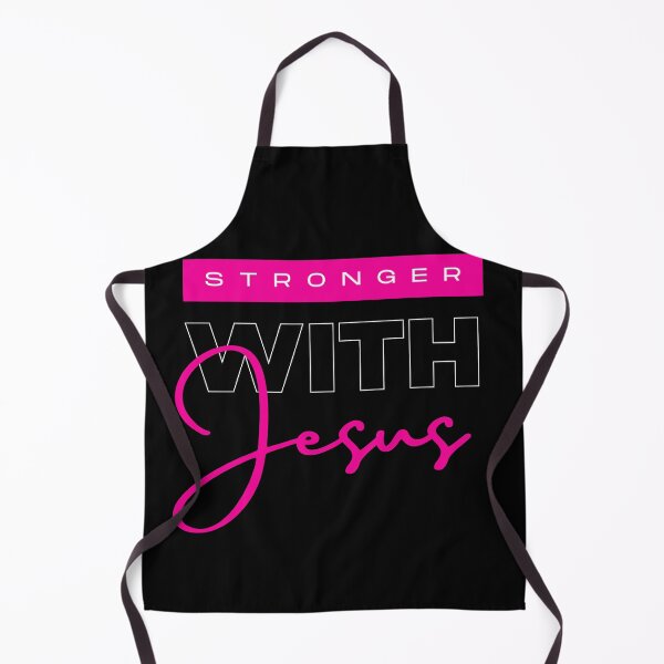 Item preview, Stronger with Jesus - Pink designed and sold by Holy Coast Threads (Formerly ChristianFlower).