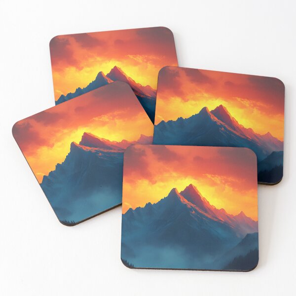Item preview, Mountain Range at Sunset designed and sold by Alin Richard Iovănuț.