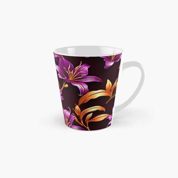 Item preview, A luxurious pattern of deep purple lilies designed and sold by Tchoice.