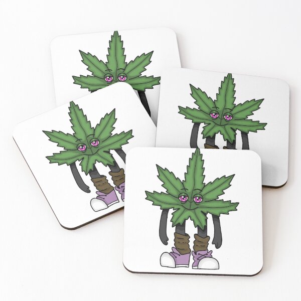 Item preview, weed leaf sticker designed and sold by Lemonzaide.