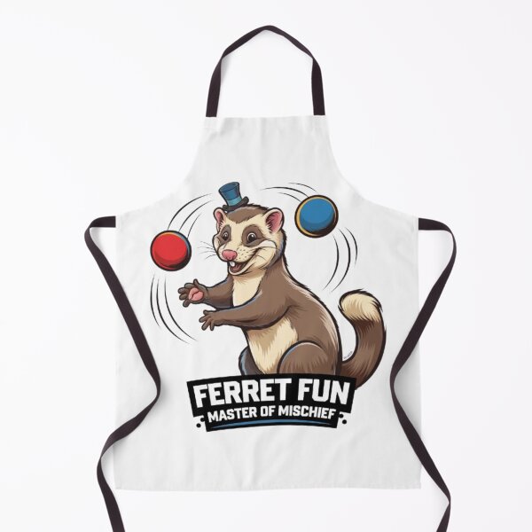 Item preview, Playful Ferret Juggling Colorful Balls designed and sold by Petpixy.